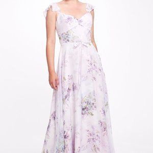 MARCHESA NAPLES PRINTED DRESS